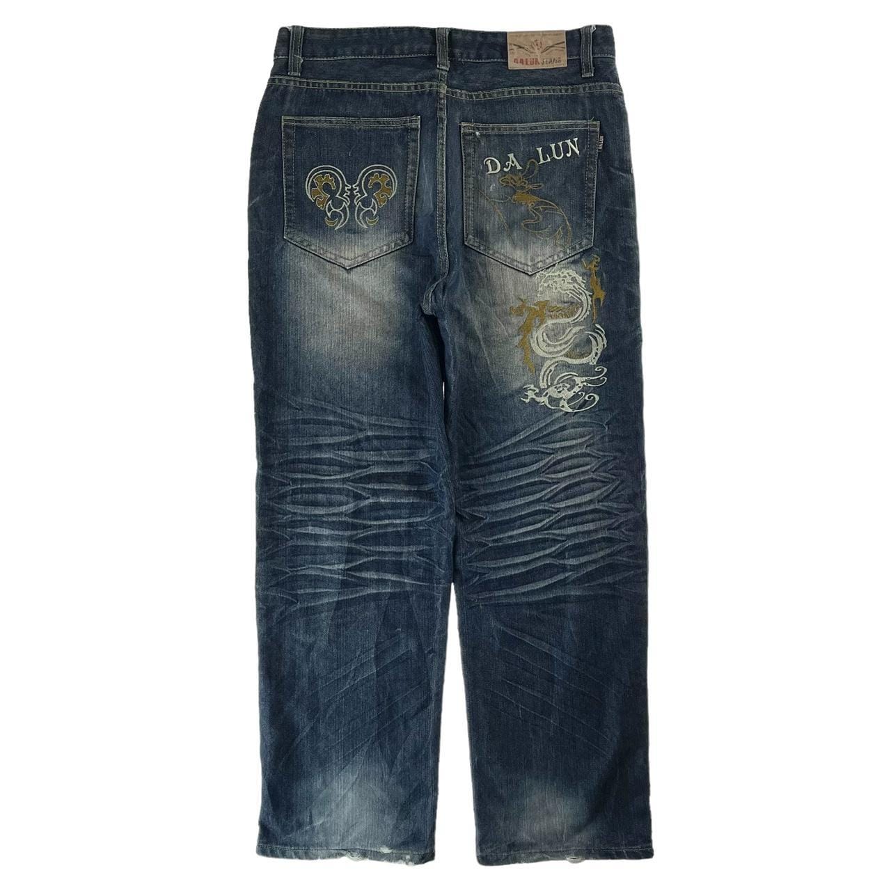 Vintage Dragon Japanese denim jeans trousers W35