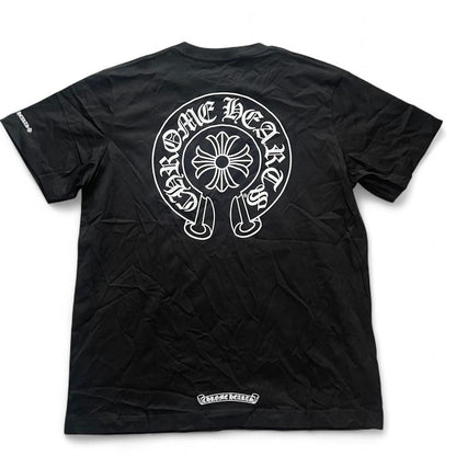 Chrome Hearts OG Horseshoe Logo Tee | Large, Black
