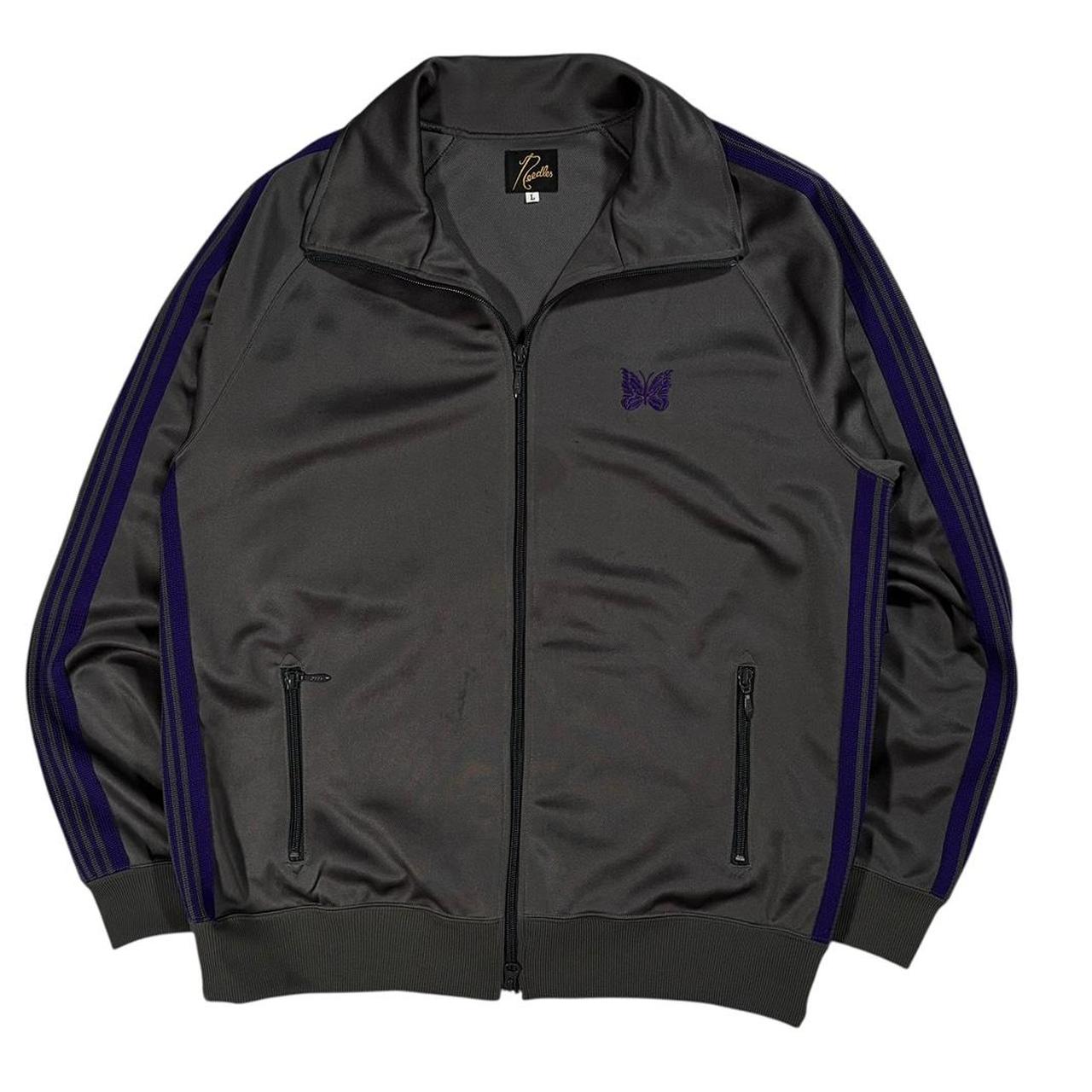 Needles zip up tracksuit jacket (L) | Default Title, Black