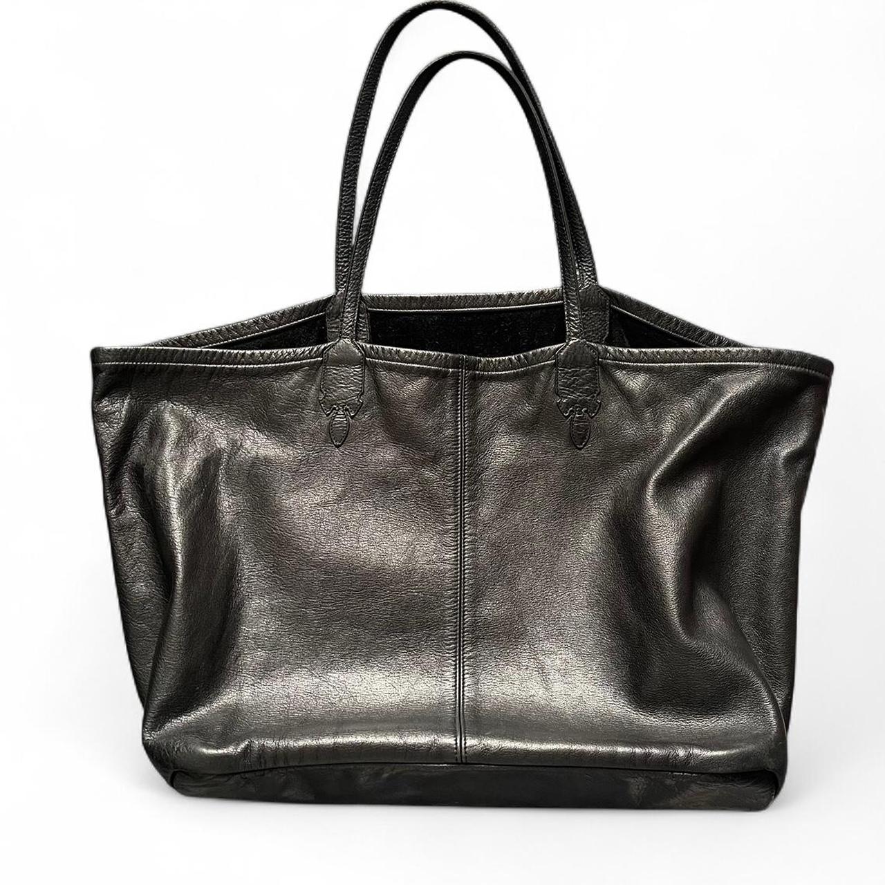 Chrome Hearts Vintage Leather Tote Bag | O/S, Black