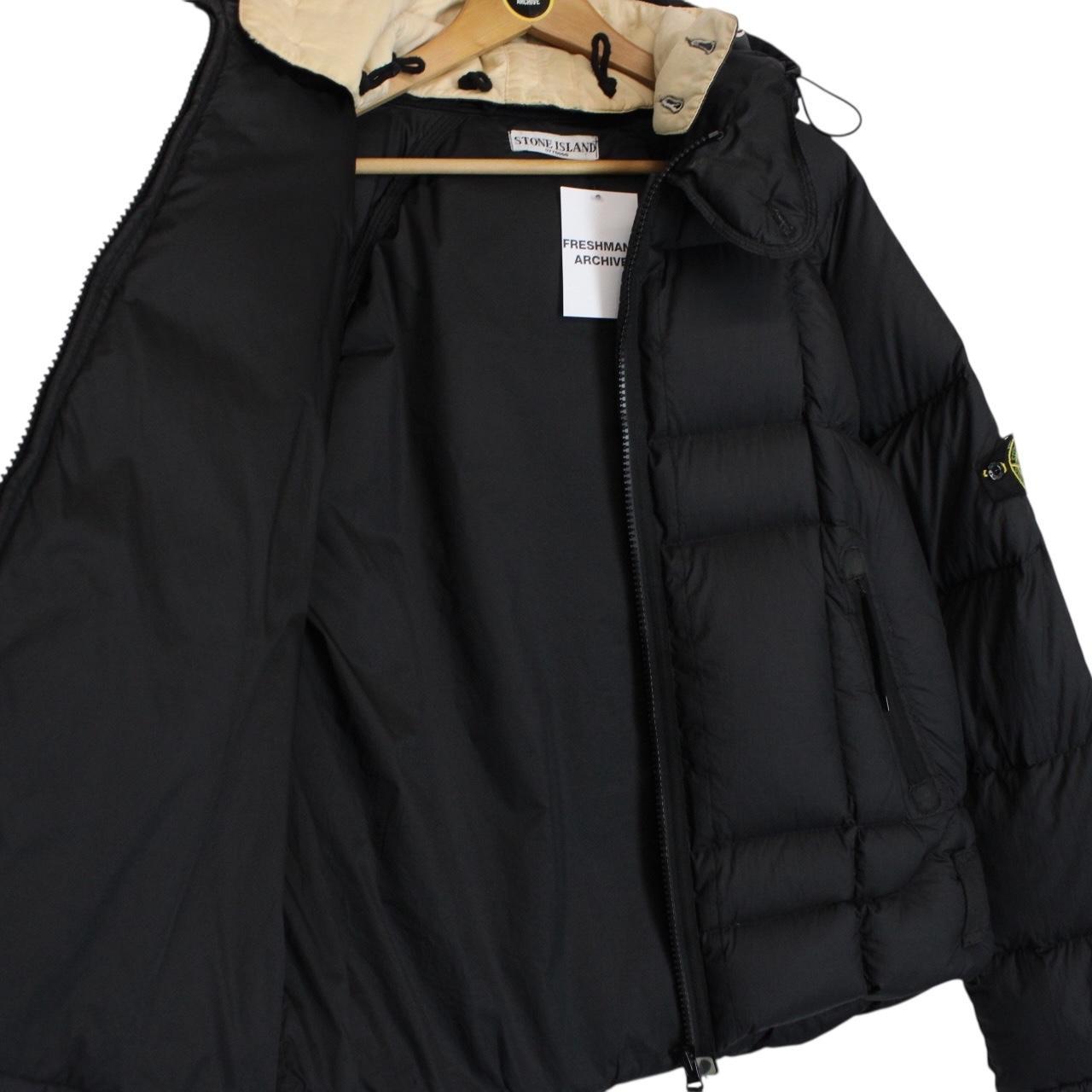 Stone Island AW 2006 Mesh Badge Opaque Nylon Tela Down Jacket 