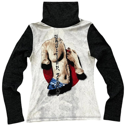 Jean Paul Gaultier Long Sleeve Top