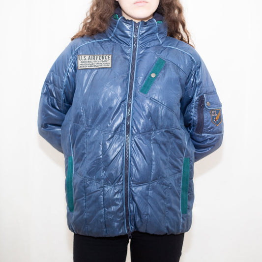 Avirex Blue Puffer Jacket