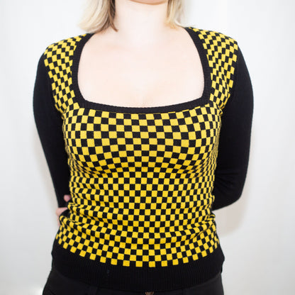 1990's Checkerboard Knit