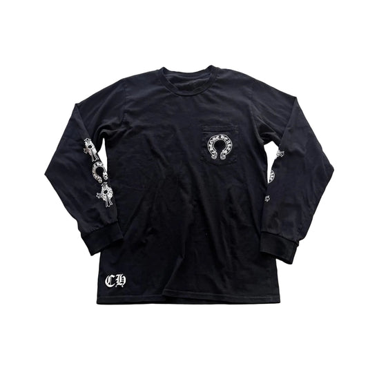 Chrome Hearts Vintage TBar Long Sleeve OG Soap n Water | Small, Black