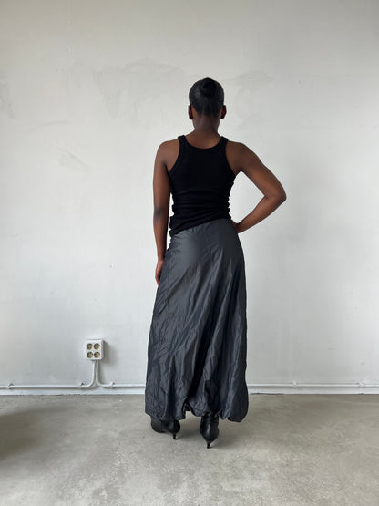 NYLON BALLOON SKIRT | Default Title, Grey