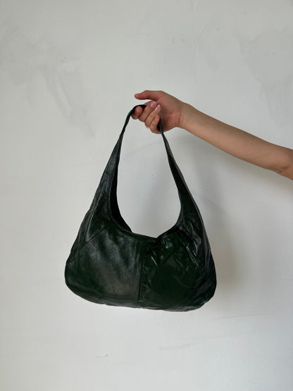 GREEN LEATHER BAG | Default Title, Green