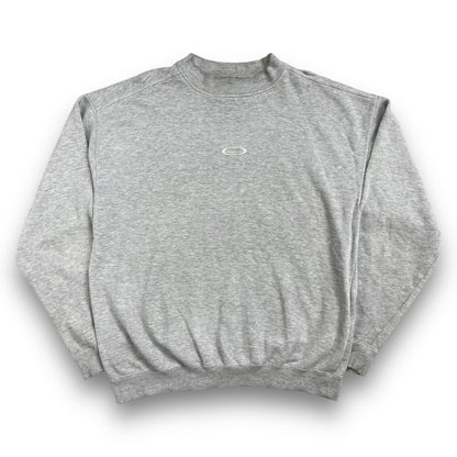 Oakley Centre Logo Sweatshirt (M/L) | Default Title, Grey
