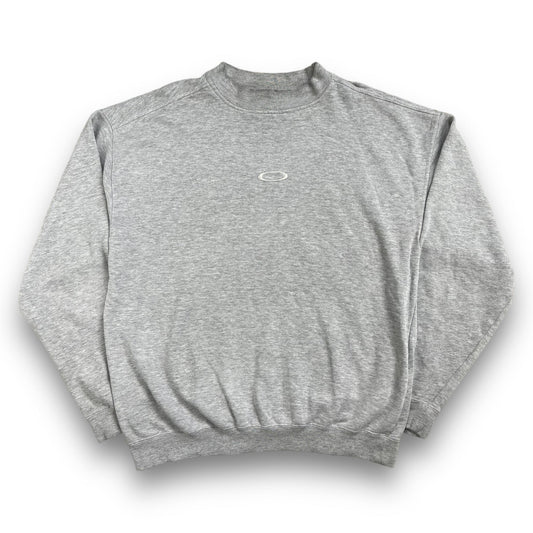 Oakley Centre Logo Sweatshirt (M/L) | Default Title, Grey
