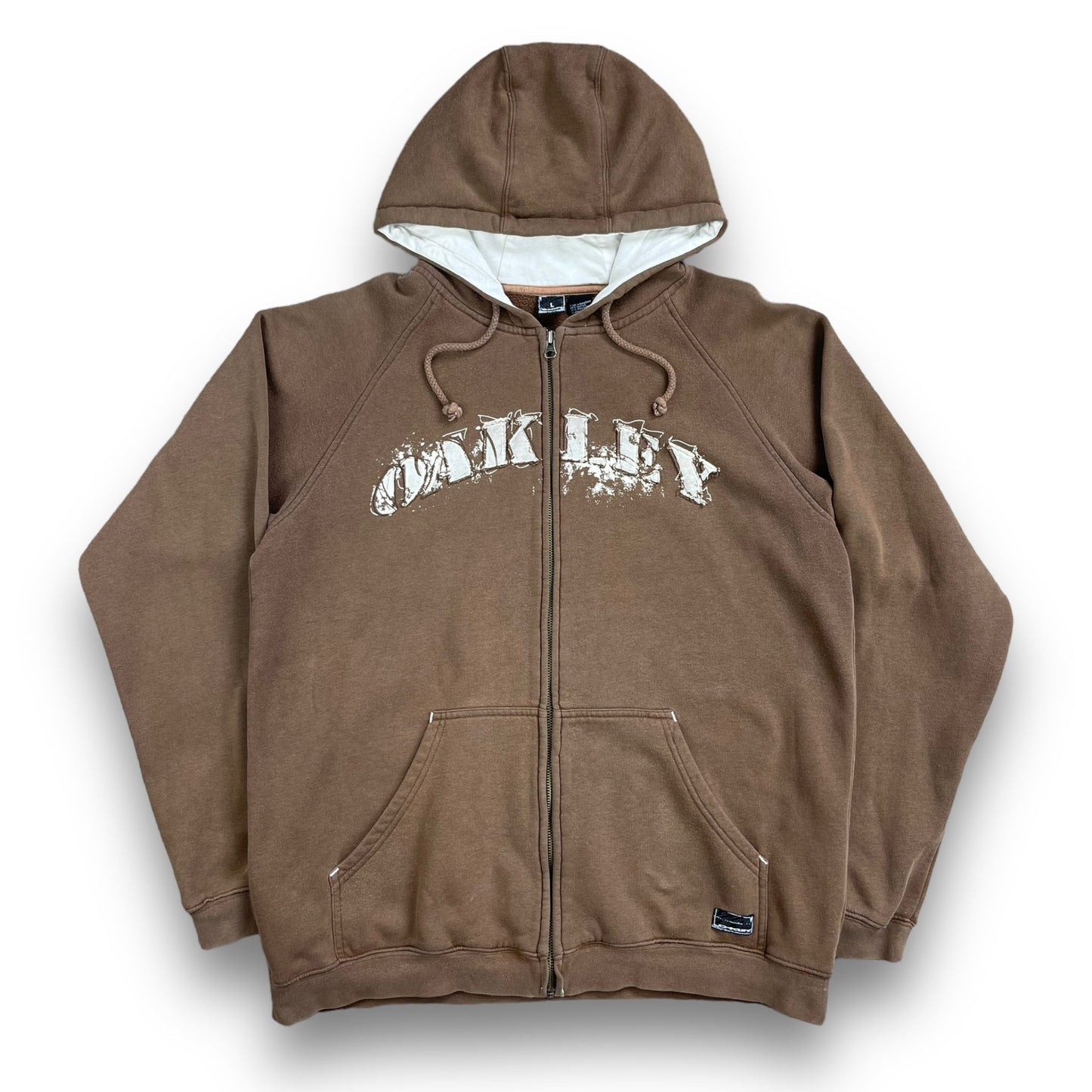 Oakley Full Zip Hoodie (L) | Default Title, Brown