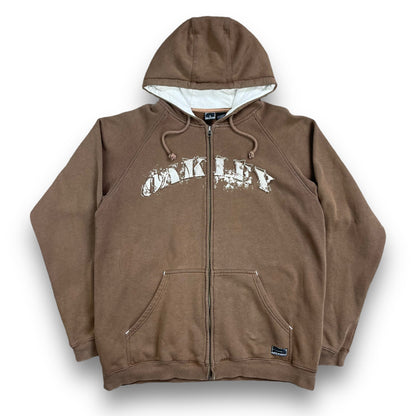 Oakley Full Zip Hoodie (L) | Default Title, Brown