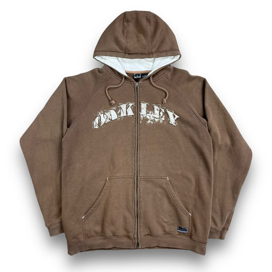 Oakley Full Zip Hoodie (L) | Default Title, Brown