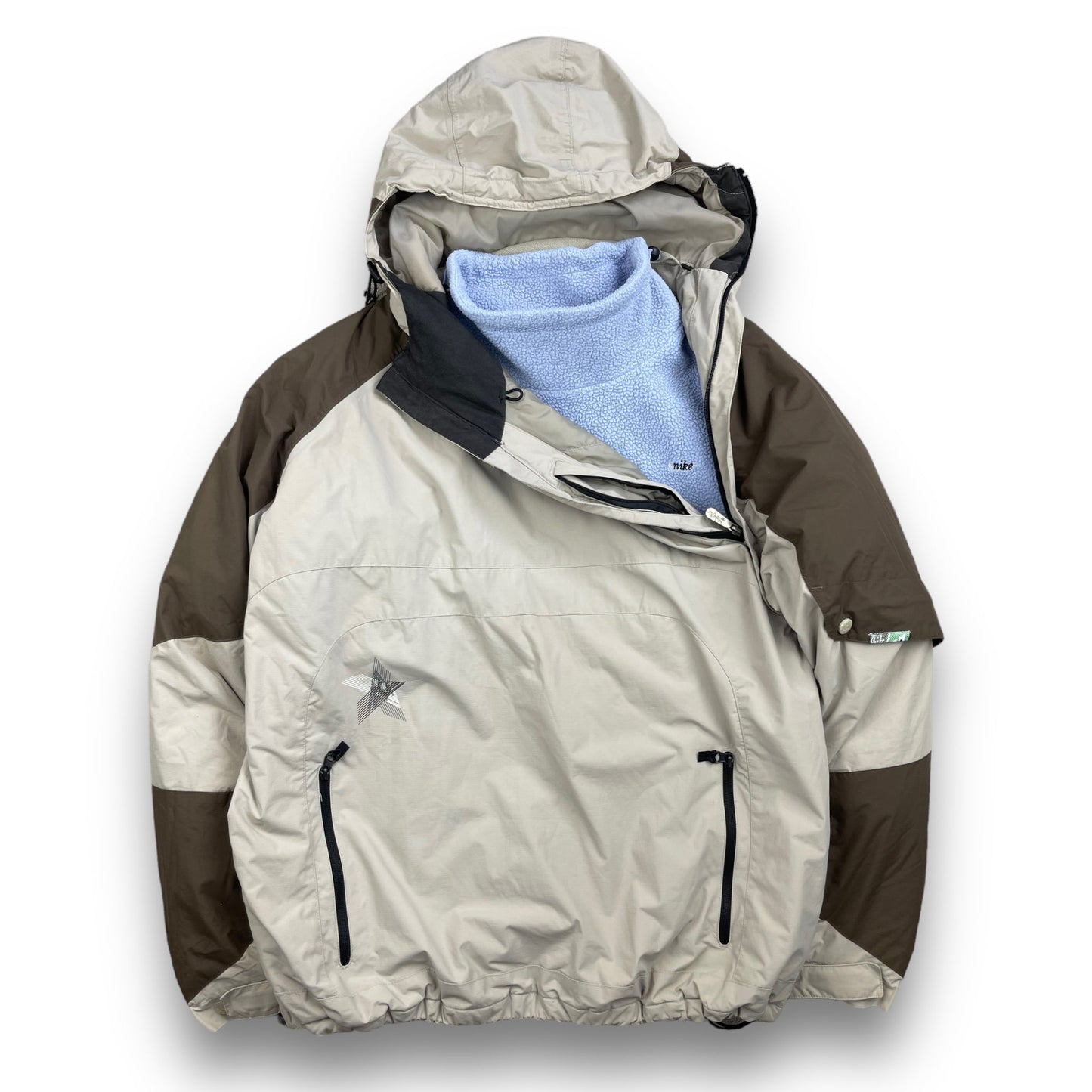 Quiksilver Utility 'Compass' Asymmetric Zip Jacket (XL) | Default Title, Multicoloured