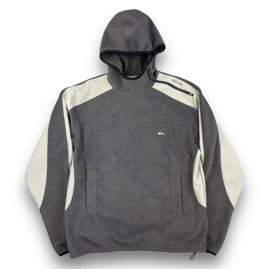 Quiksilver Shoulder Zip Fleece Hoodie Brown (XL) | Default Title, Multicoloured