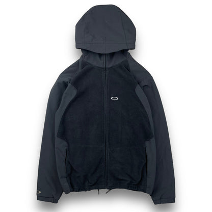Fall 2006 Oakley Technical Hooded Fleece Jacket (M) | Default Title, Black