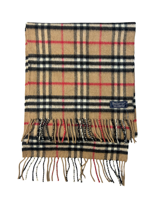 Burberry Classic Beige Nova Check Cashmere Scarf