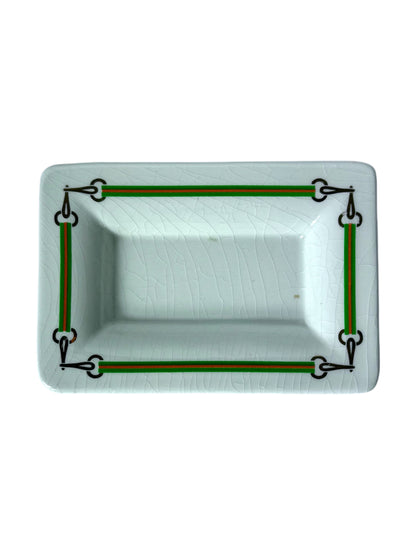 Gucci Vintage Web Horsebit Printed Trinket Tray
