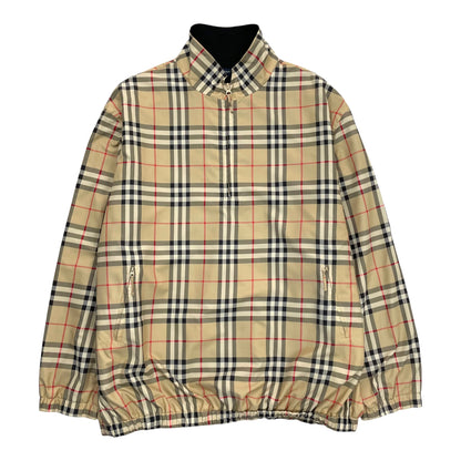 Vintage Burberry Golf 1/4 Zip Jacket, Size XL | O/S, Red