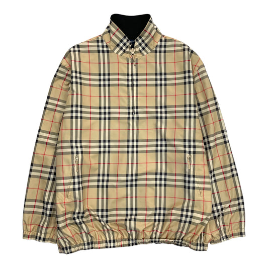 Vintage Burberry Golf 1/4 Zip Jacket, Size XL | O/S, Red