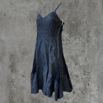 MARITHE FRANCOIS GIRBAUD MFG DENIM DRESS - M