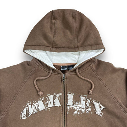 Oakley Full Zip Hoodie (L) | Default Title, Brown