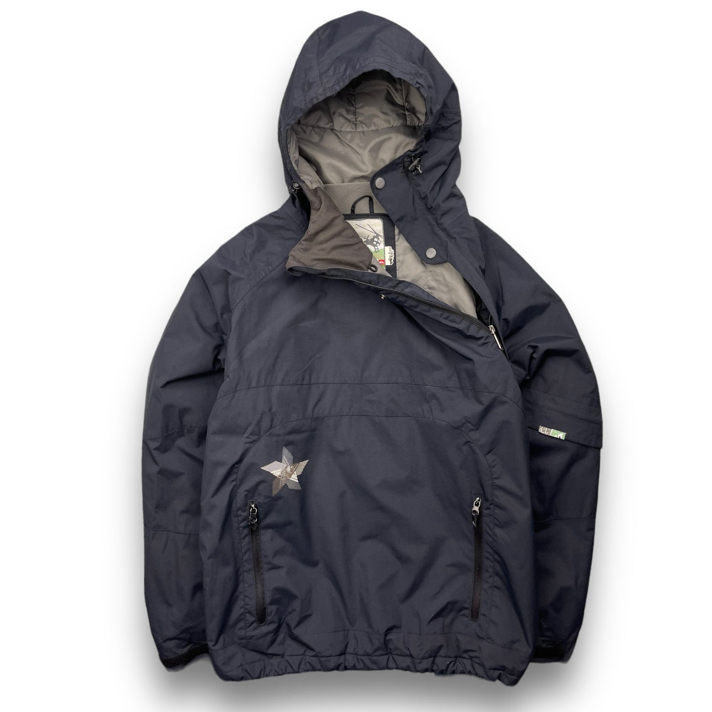 Quiksilver Utility 'Compass' Asymmetric Zip Jacket (M) | Default Title, Multicoloured