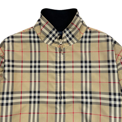 Vintage Burberry Golf 1/4 Zip Jacket, Size XL | O/S, Red