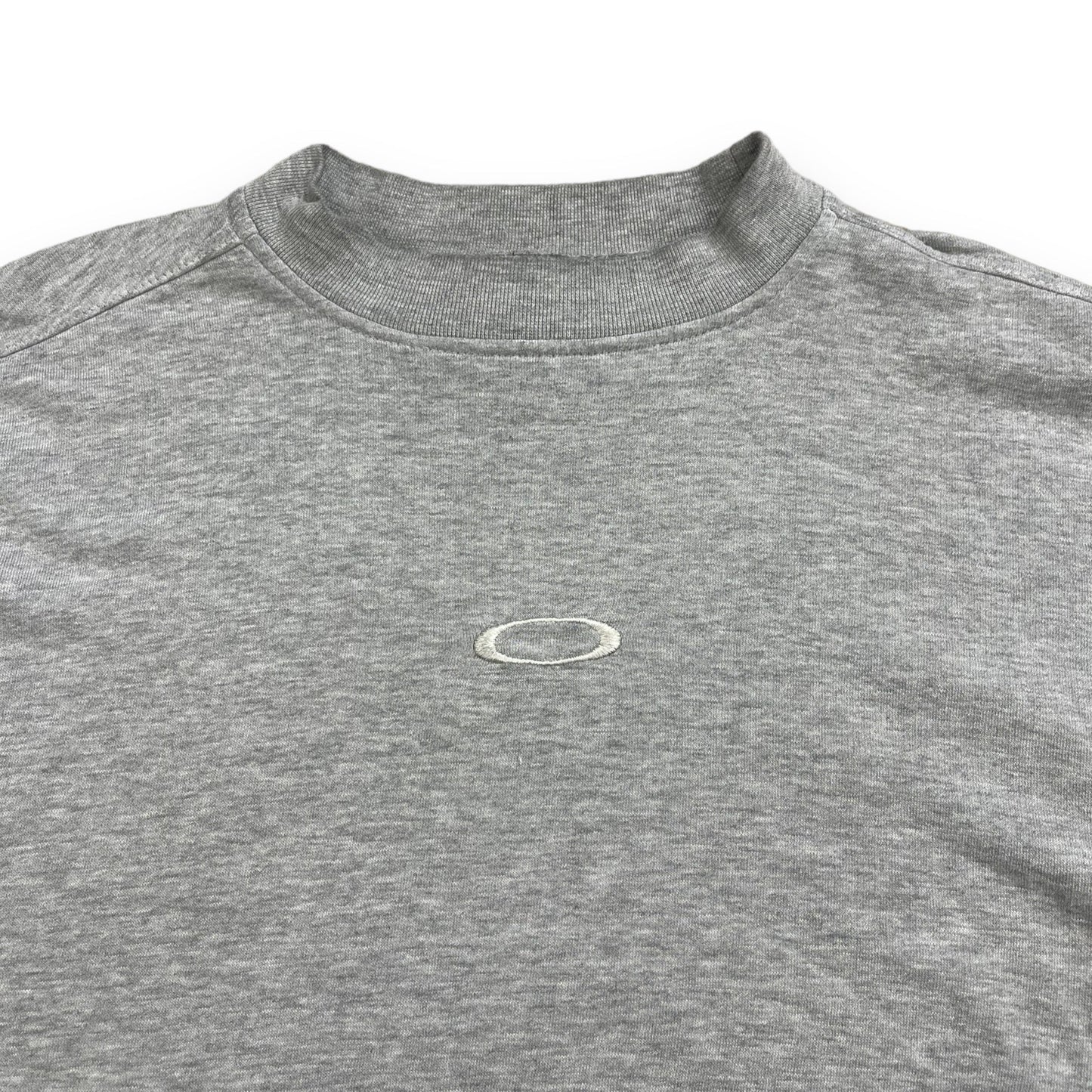 Oakley Centre Logo Sweatshirt (M/L) | Default Title, Grey