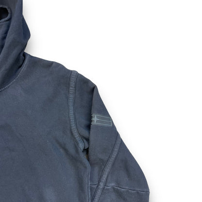 FW 2009 Stone Island Denims Full Zip Face Mask Hoodie (L) | Default Title, Blue