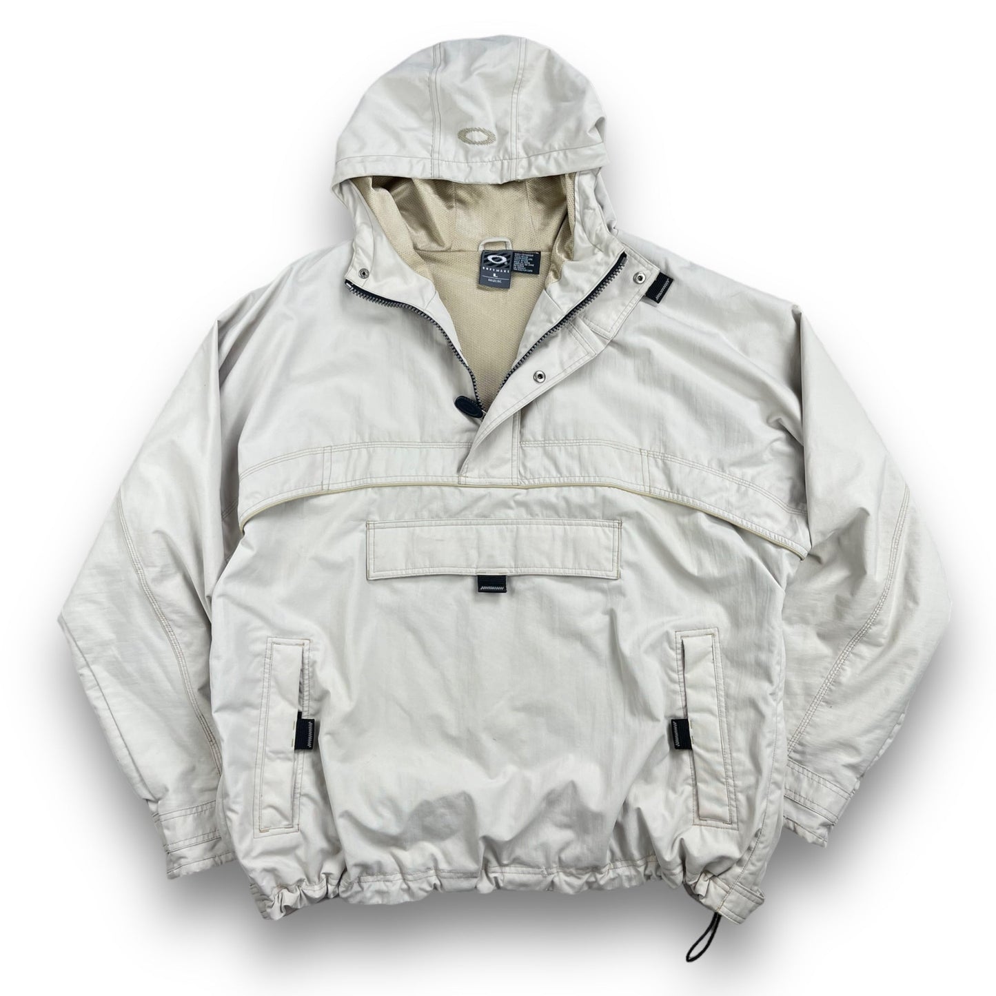 90's Oakley Software 1/4 Zip Jacket (L) | Default Title, Cream