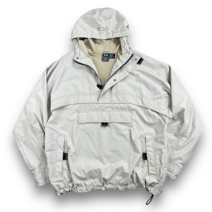 90's Oakley Software 1/4 Zip Jacket (L) | Default Title, Cream