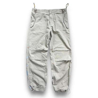 Maharishi Embroidered Dragon Snopants Cream/Sky Blue (M/L) | Default Title, Multicoloured