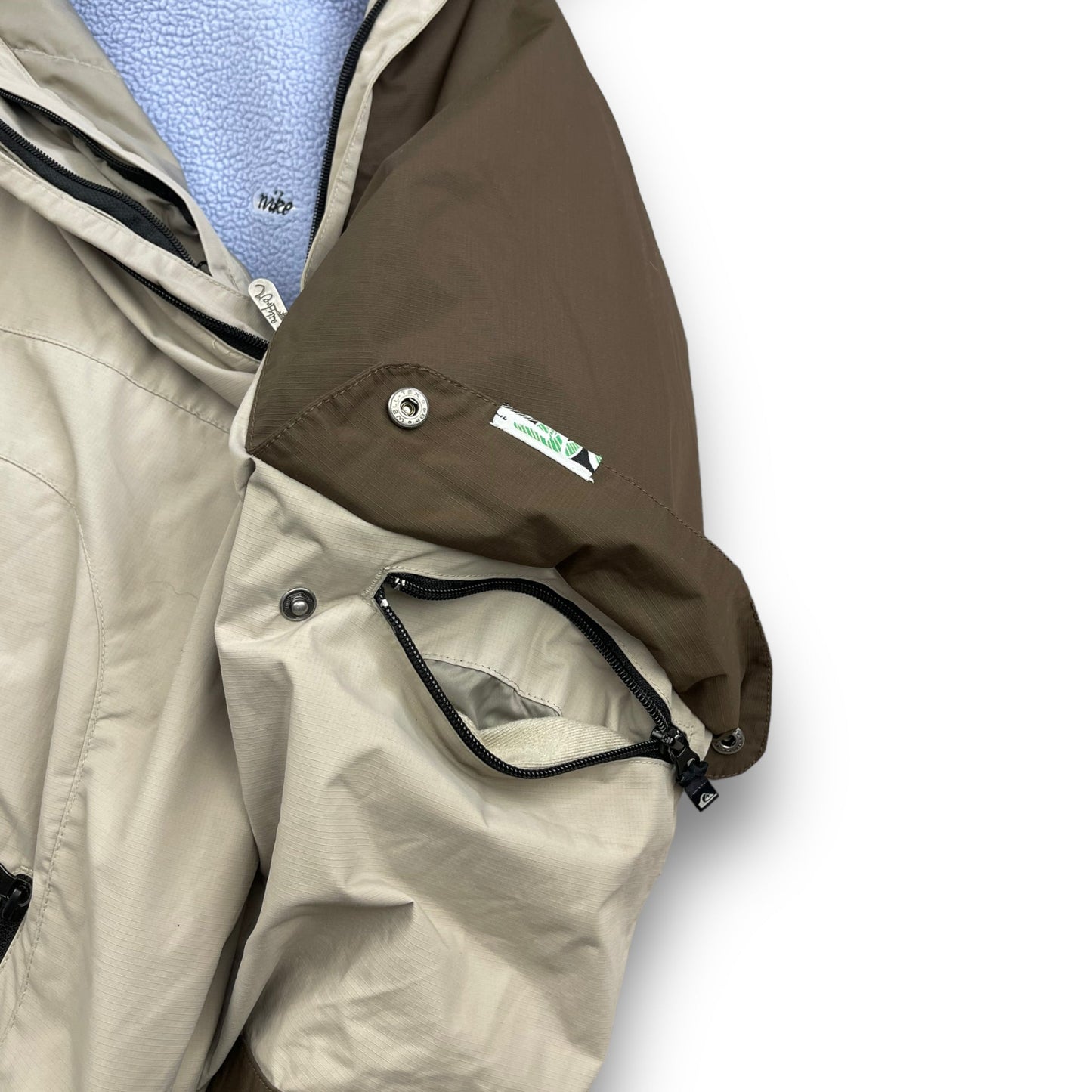 Quiksilver Utility 'Compass' Asymmetric Zip Jacket (XL) | Default Title, Multicoloured