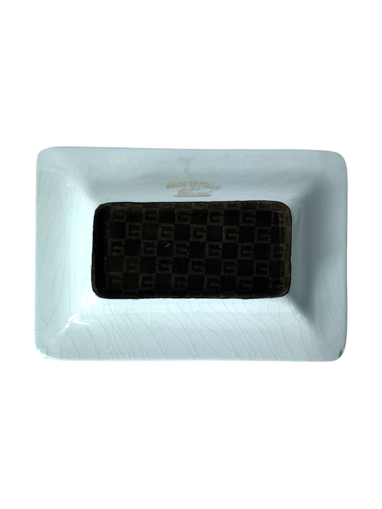Gucci Vintage Web Horsebit Printed Trinket Tray