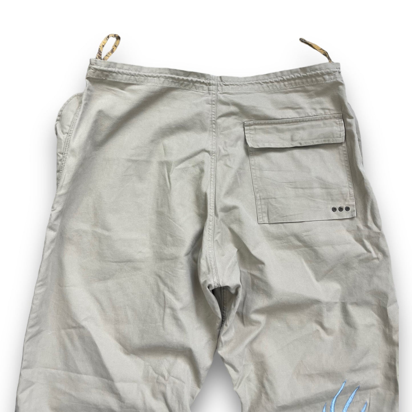 Maharishi Embroidered Dragon Snopants Cream/Sky Blue (M/L) | Default Title, Multicoloured