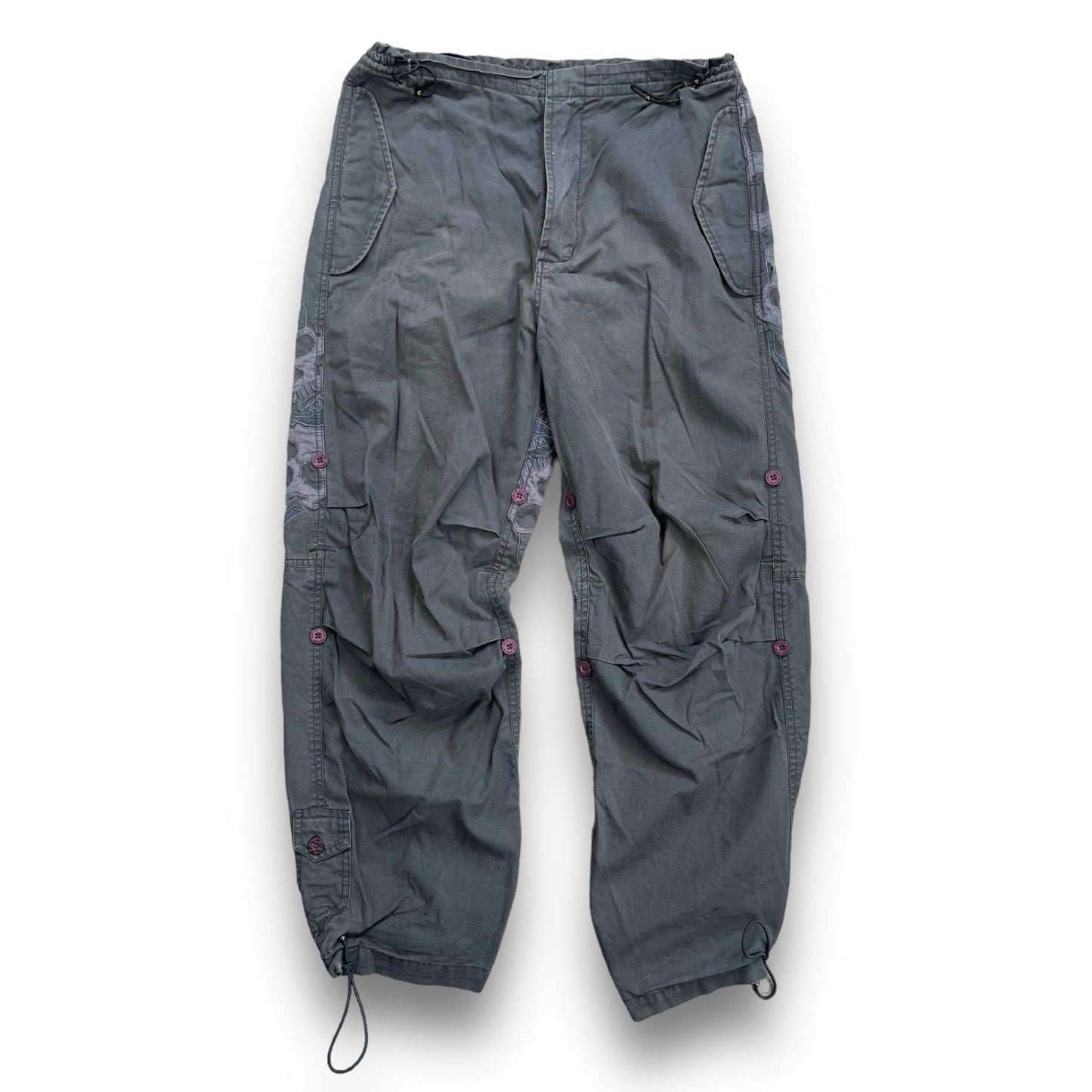 Maharishi 3D Skulls Embroidered Snopants (S) | Default Title, Grey