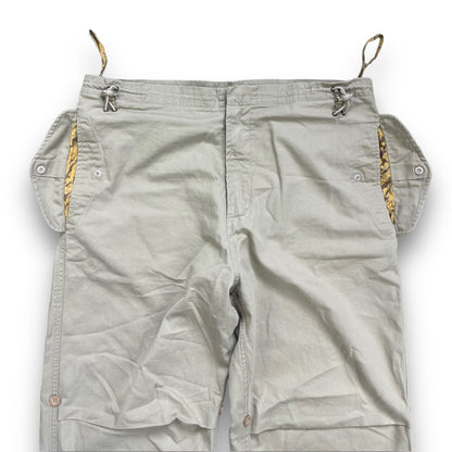 Maharishi Embroidered Dragon Snopants Cream/Sky Blue (M/L) | Default Title, Multicoloured