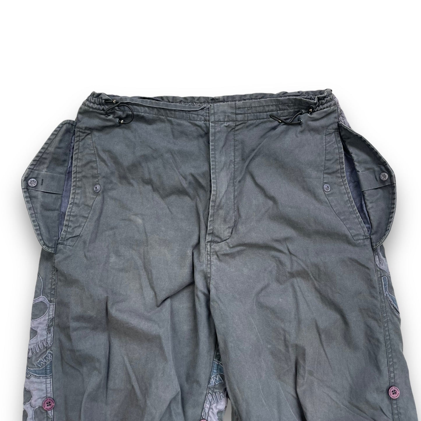 Maharishi 3D Skulls Embroidered Snopants (S) | Default Title, Grey