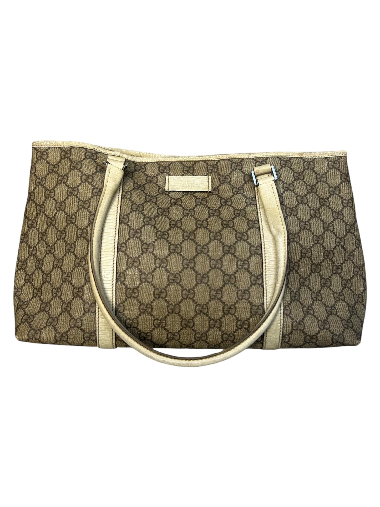 Gucci Supreme GG Canvas Leather Shoulder Bag