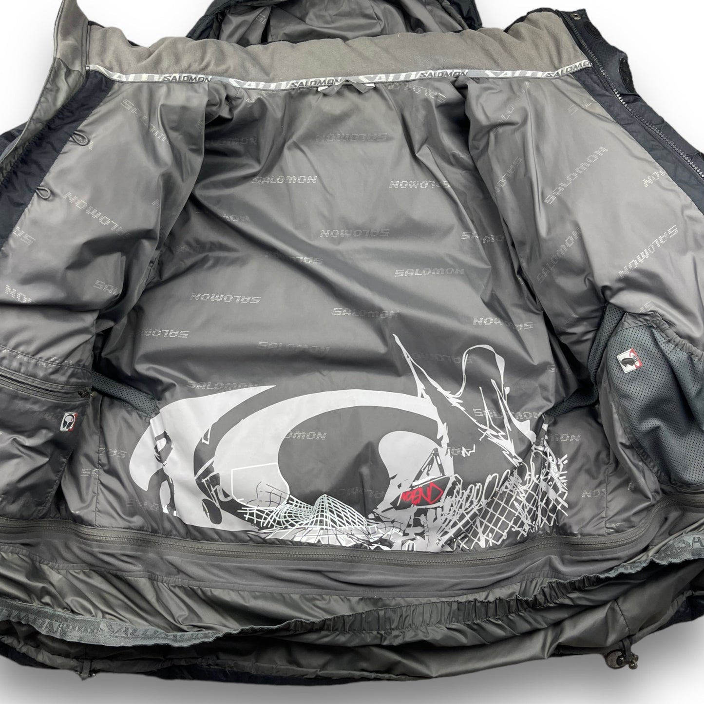 2000's Salomon Down Filled Puffer Jacket (L) | Default Title, Black