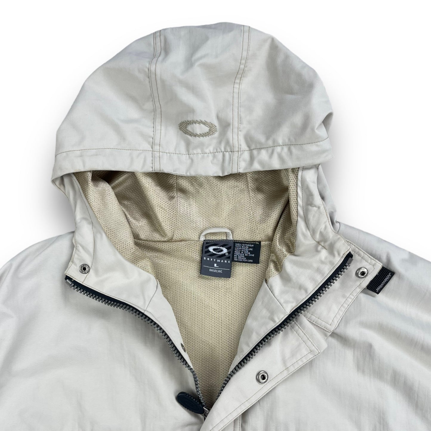 90's Oakley Software 1/4 Zip Jacket (L) | Default Title, Cream