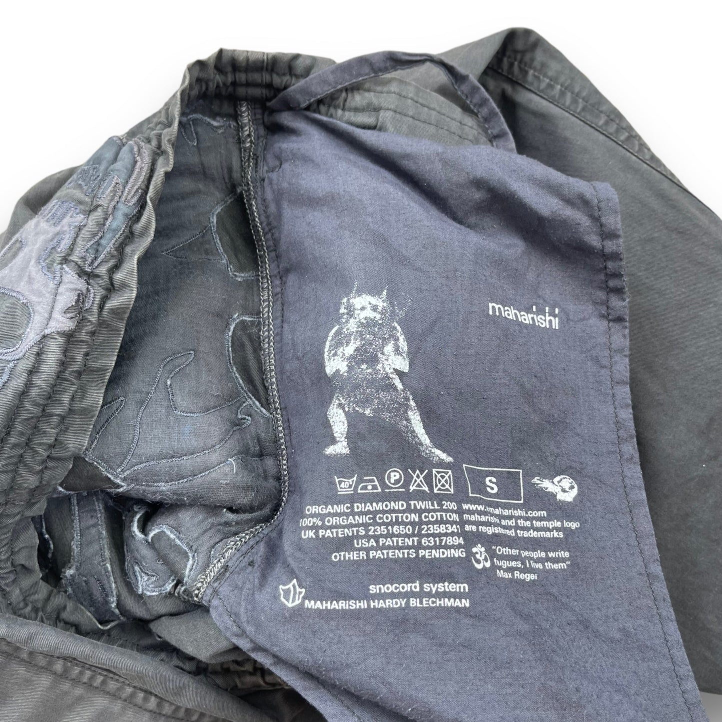 Maharishi 3D Skulls Embroidered Snopants (S) | Default Title, Grey