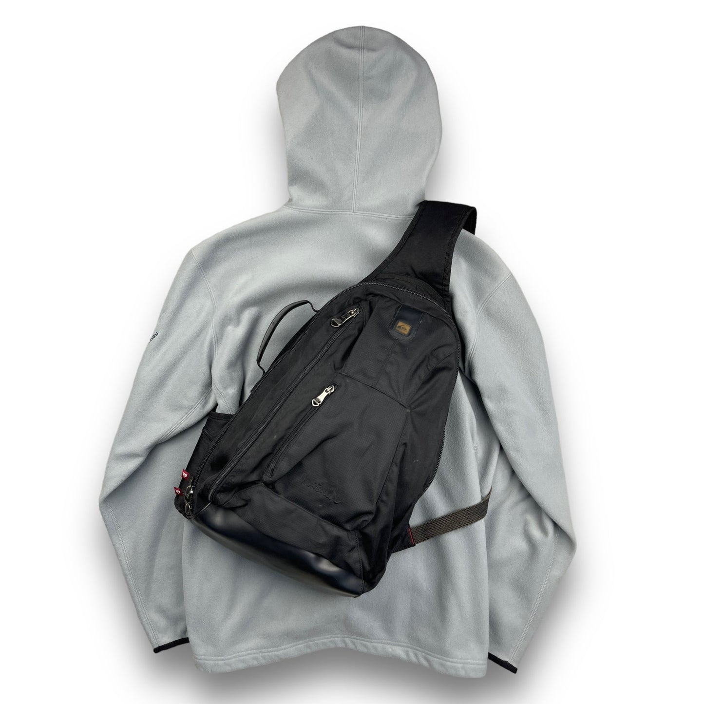 Quiksilver Black Multipocket Sling Bag | Default Title, Multicoloured