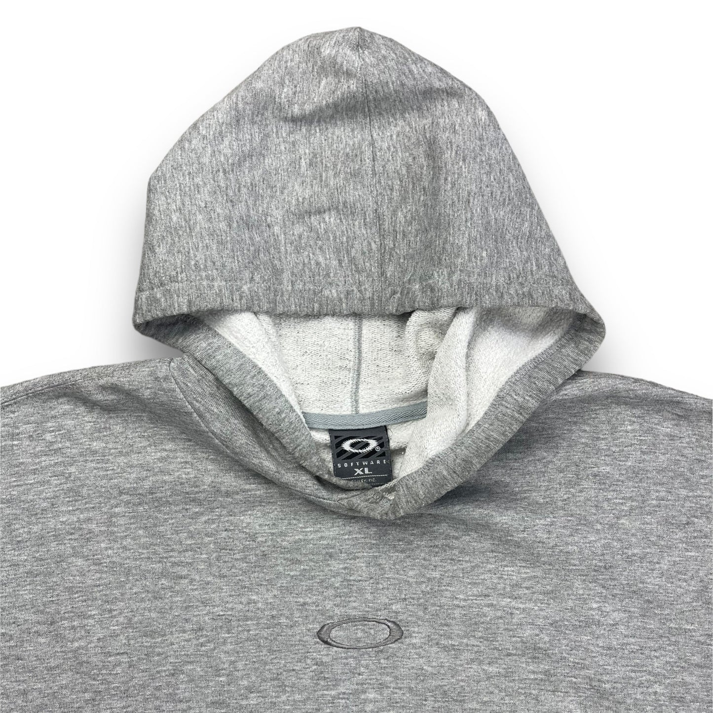 90's Oakley Software Centre Logo Hoodie (XL) | Default Title, Grey