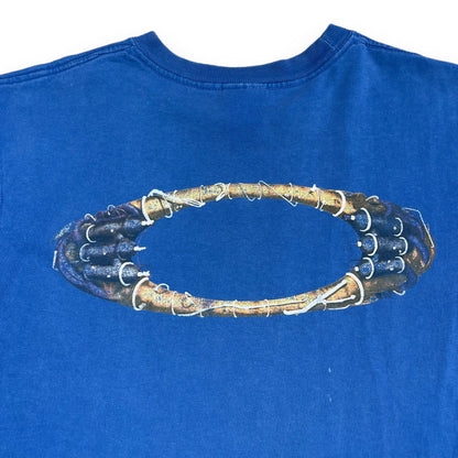 90's Oakley Software Bionic T-Shirt (M) | Default Title, Blue