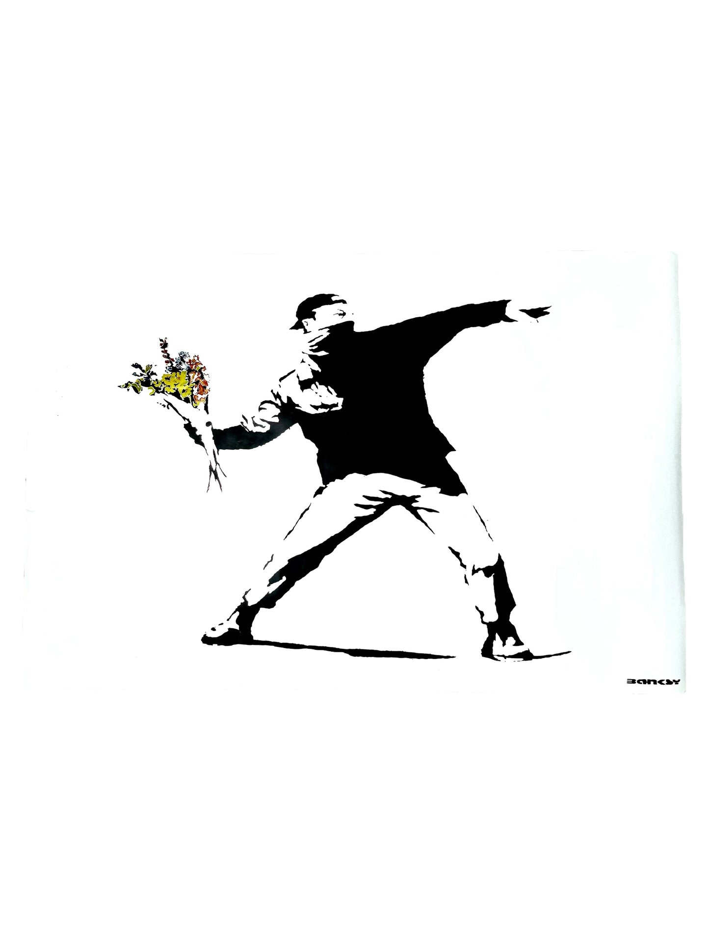 Banksy Boquet Artwork Poster