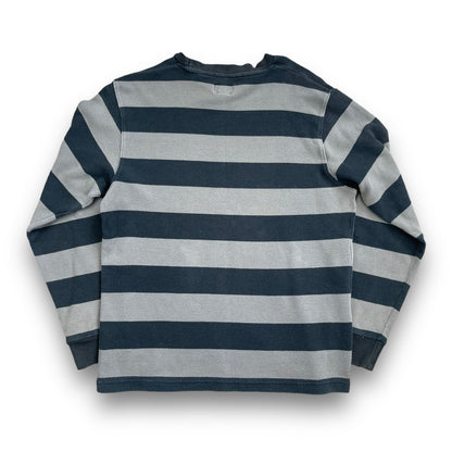 Stussy Waffle Knit Striped Jumper (M) | Default Title, Black