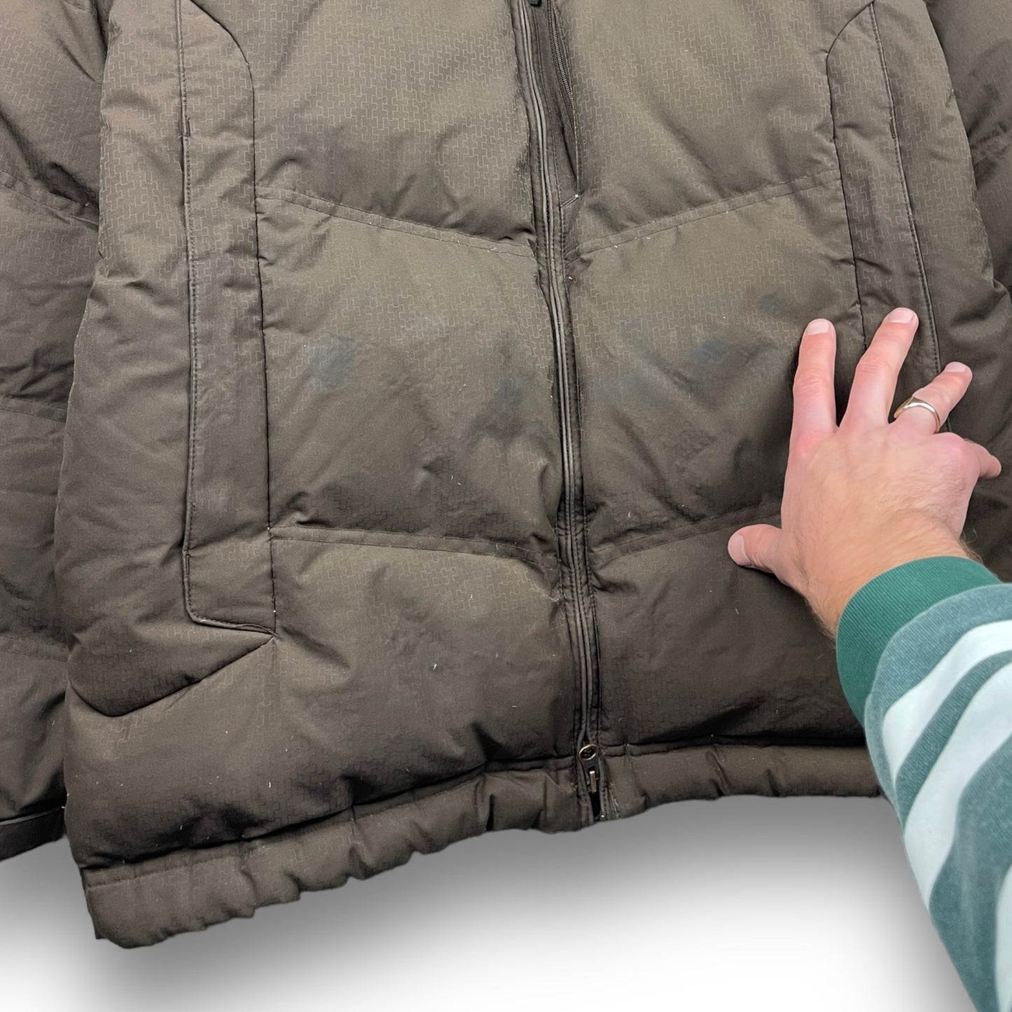 Nike ACG Brown Down Filled Puffer Jacket (L) | Default Title, Brown