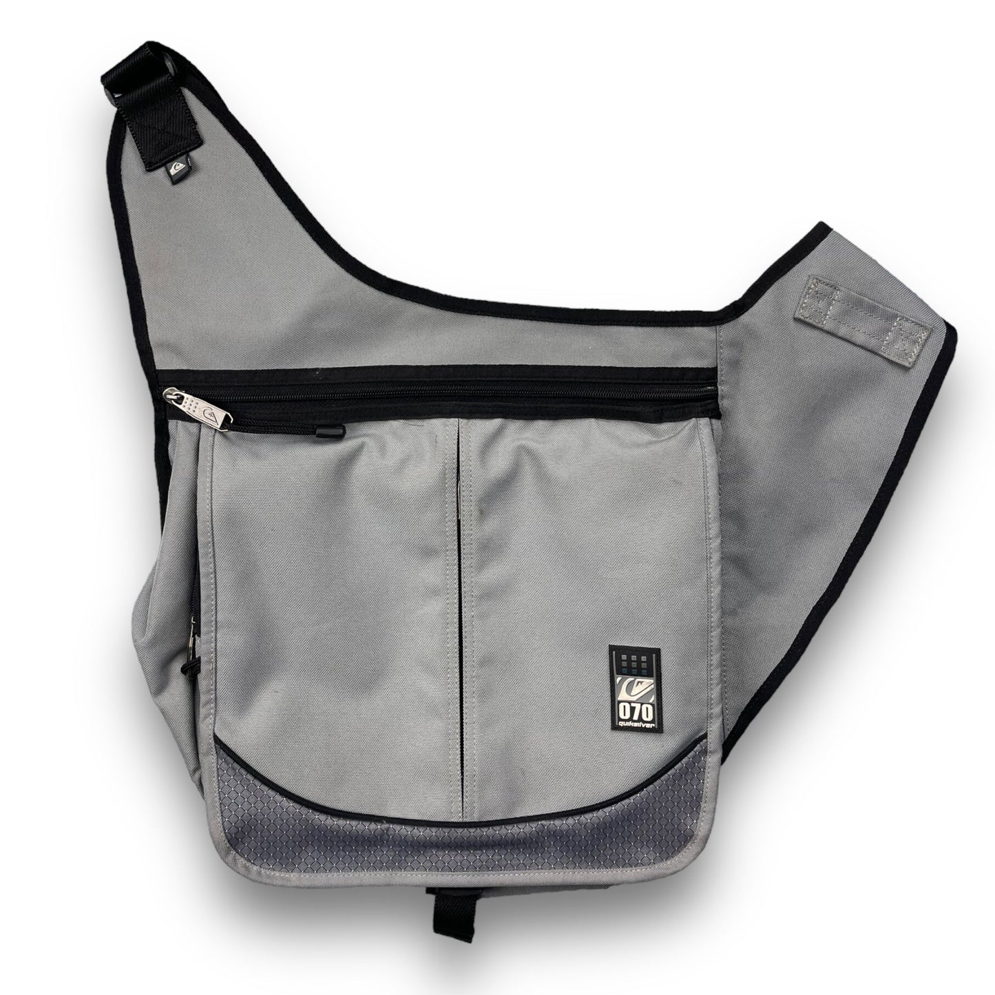 Quiksilver 'Flintstone' Messenger Bag | O/S, Silver