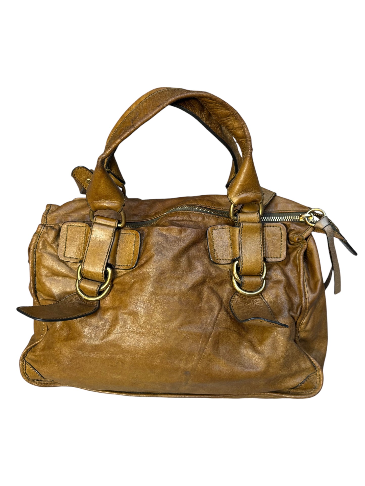 Chloe Bay Leather Satchel